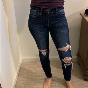 American Eagle distressed skinny Jeans in 00 Short